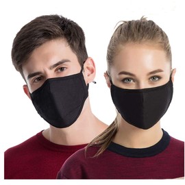 3PCS Dust Masks, Reusable Cotton Mask with 6Pcs PM2.5 Activated Carbon Filters Unisex Anti Pollen Allergens Mouth Muffle Protective Outdoor Travel Gauze Face Mask Cycling Ski Warm Face Mask