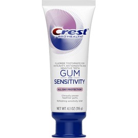 Crest Pro Health Gum and Sensitivity, Sensitive Toothpaste, All-Day Protection, 4.1 oz, Pack of 3