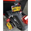 Motorcycle License Plate Frame, Motorcycle Flag Plate Holder Mount