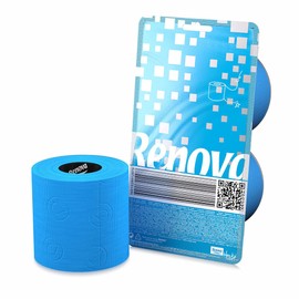 Renova Blue Toilet Paper 3 ply Blister Pack 2 Rolls 140 Premium Quality sheets
