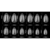 Full Cover Nail Tip -Short Almond Clear (100pcs)