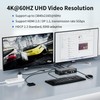 LUKFOCAB Dual Monitor HDMI + DisplayPort KVM Switch 2 Monitors