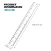 Plastic Ruler 30 cm Pack of 10 Transparent Plastic Straight
