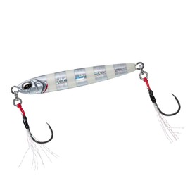 Daiwa Samurai Jig R SF Lure, 1.1 oz (30 g), Zebra Glow