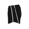 Augusta Sportswear - Pantalón Corto para Mujer, Talla Junior, Negro/Negro/Blanco,