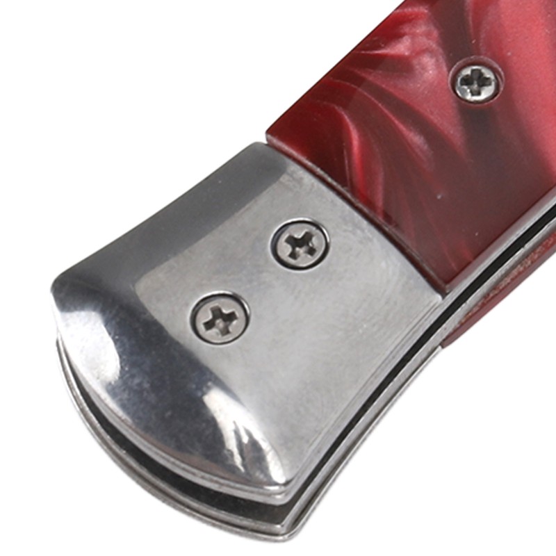 Folding Spring Camping Fork One Button Flick 304 Stainless Steel