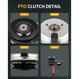 OCPTY Lawn Mower Clutch 717-3340/5209-46 Replacement for 717-3340,917-3340 for CUB CADET,5209-46 for WARNER,X0148 for XTREME Electric PTO Clutch