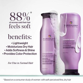 Pureology Hydrate Sheer Shampoo and Conditioner 266ml Bundle