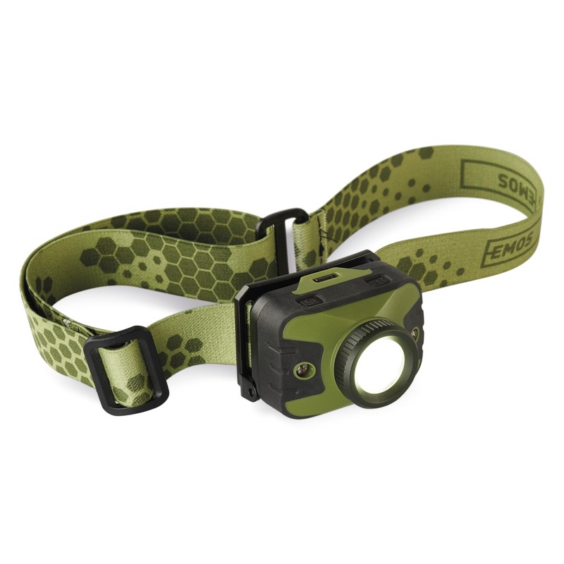 EMOS - Headlamp with focus function - red light -