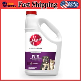 Hoover 128oz Hoover Pet Carpet Cleaner Shampoo, Urine Stain Odor Remover, Fresh Scent