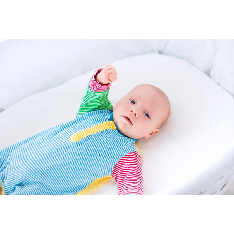 Sasma Home - Waterproof Crib Mattress Protector - Cotton Rich