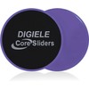 DIGIELE Exercise Sliders Discs, Core Sliders for Gliding Dic & Gym Slider, 2 Dual Sides Core Sliders Use on Carpet & Hardwood Floors, Fitness Exercises for Full Body Workout, CrossFit & Cross Training