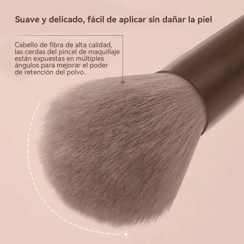 Set 13 Brochas De Maquillaje Profesional Juego De Brochas Color