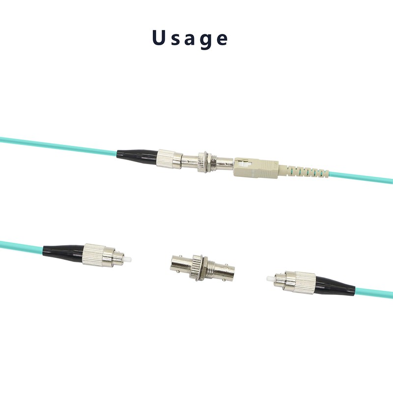 GELRHONR ST Fiber Coupler ST to ST/APC Simplex Multimode Male