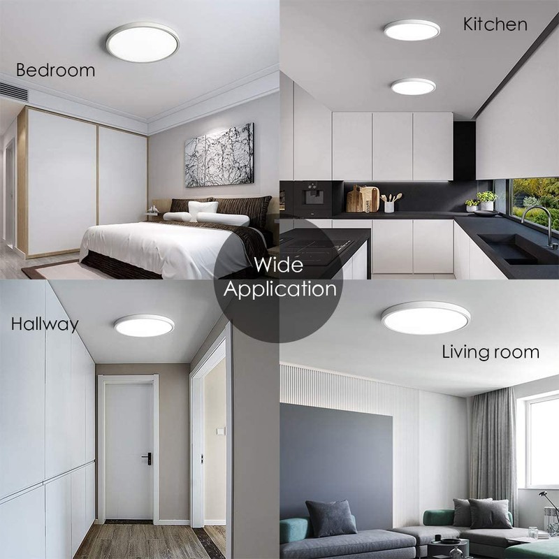 TALOYA 4 Pack of Flush Mount Ceiling Light 12 Inch