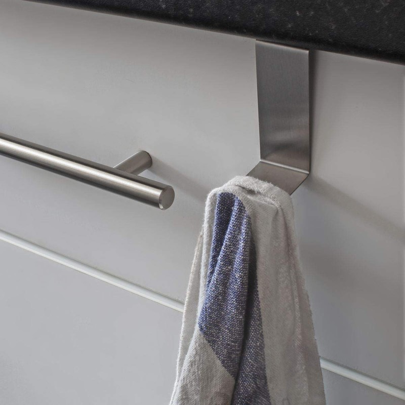 iGadgitz Home U6895 Pack of 2 Stainless Steel Over Door