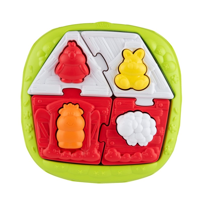 CHICCO 2-in-1 House & Farm Puzzle