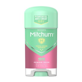 Mitchum Gel Antiperspirant & Deodorant, Powder Fresh - 2.25 oz Pack of 3 - Packaging May Vary