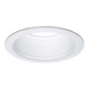 E26 Series 6 in. White Recessed Ceiling Light Fixture Trim
