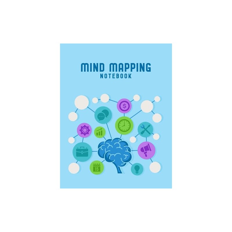 Mind Mapping Notebook: Assorted Mind Map Templates for Improve Organization
