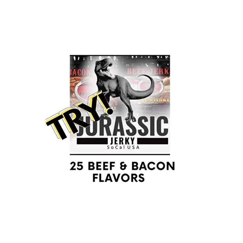 Jurassic Jerky BBQ Mesquite: Premium Mesquite-Smoked Beef Jerky - Bold