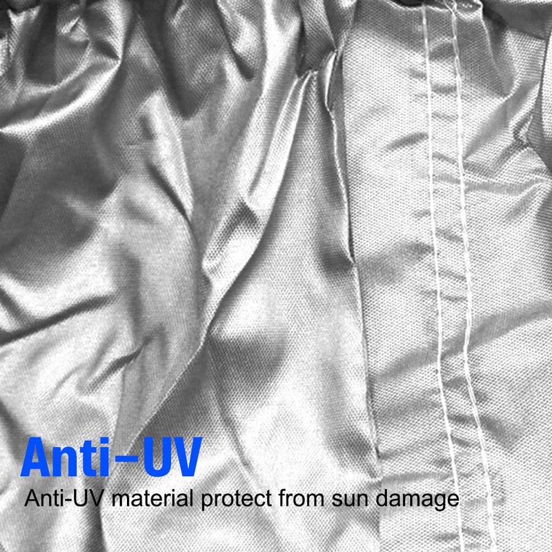 TJFU Kayak Cover,Waterproof Kayak Canoe Cover for Outdoor Storage Grey