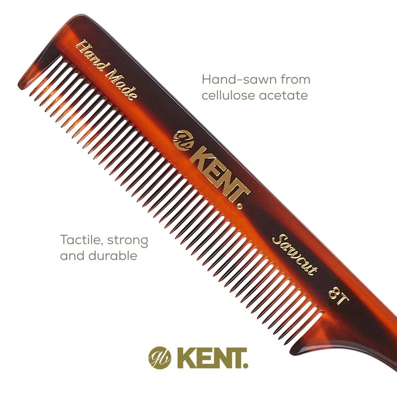 Kent 8T Rat Tail Combs Teasing Comb for Hair Styling