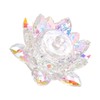 Ipetboom Elegant Crystal Nail Art Bowl Cup with Lid Durable