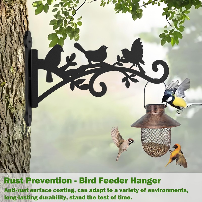 KEHOUXRE 4 Pack Plant Hanger Hook,Outdoor & Indoor Hanging Basket