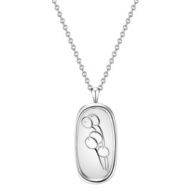 Glanzstücke München Women's Necklace with Pendant 925 Sterling Silver, Silver