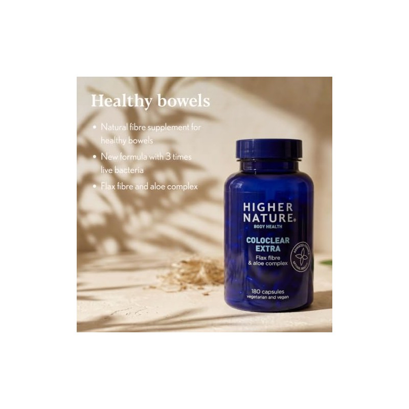 Higher Nature ColoClear Extra - Flax Fibre & Aloe Complex