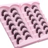 14 Pairs 6D False Eyelashes Fluffy Faux Mink D Curl