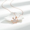 Simple Sparkly Snowflake Pendant Necklace For Women Dainty Fashion Winter
