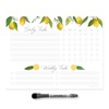 Dry Erase Whiteboard Task Planner | Removable and Restickable Adhesive