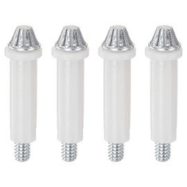 QUARKZMAN Pack of 4 Bifold Door Hardware Bottom Pivot, Adjustable Bi-Folding Door Bottom Pivot Kit for Folding Pocket Doors, Accordion Doors, Barn Doors