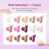 ROSALIND Poly Nail Gel Colors Kit -14 Colors +72 Nail