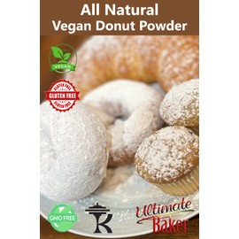 Ultimate Baker Vegan Non-Melting White Donut Sugar & Dusting Powder, White Snow Sugar, White Coating Sugar for Donuts and Icing, Gluten Free (80oz (5lbs))