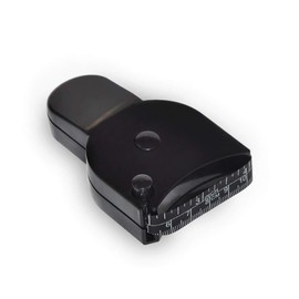 WIN TAPE 80'' 205cm Waist Body Tape Measure with Push Button, Measuring Waist and Arms (Black)