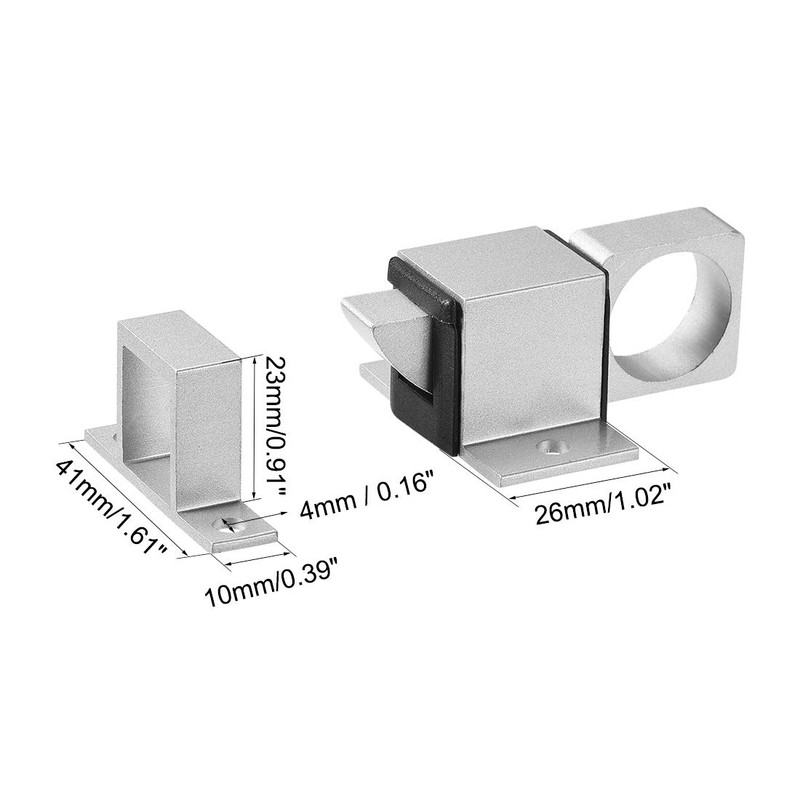 sourcing map Door Bolt Latch, Aluminum Alloy Security Automatic Window