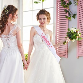 cobee Blank White Satin Sashes, 25Pcs Plain Sash for Pageants Sublimation Bachelorette Birthday Party Homecoming DIY Accessory 63x3.74in