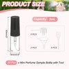 uxcell 2ml Glass Mini Perfume Bottles, 30Pcs Fine Mist Bottles