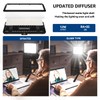 LED Photography Lighting Kit, NiceVeedi 2-Pack 8” Portable Video Light