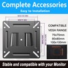 TETVIK Monitor Wall Mount Most 14-24“ TVs Computer Universal Low