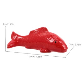 BUGUUYO Ceramic Fish Tank Floating Duck Ornament Engaging Aquarium Decor Lightweight Versatile Enhances Visual Appeal for All Fish Tanks Charming Small Animal Figurine