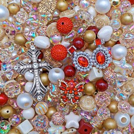 Acrylic Beads Mix(16mm)-Beading making-Bead Assortmens-DIY:_Royal Vibe_650ml