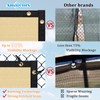Amagenix Privacy Fence ScSand 4'x 133'Custom Size Mesh Fencing Shade