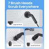 Leebein YMG-825 Replacement Brush Heads, 8pcs Extra Brush Accessories Kit