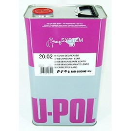 U-Pol UP2022 System 20 Solvent Based Panel Wipe Slow Degreaser Anti-Silicone 5 Liters