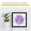 Large Starburst Wall Art Stencils ? Set of 3 Reusable