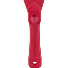 SPARTA Polypropylene Scraper Tool Food Safe Scraper for Removing Caked-On Residue in Commercial Kitchens, Plastic, 7.82 x 3 Inches, Red